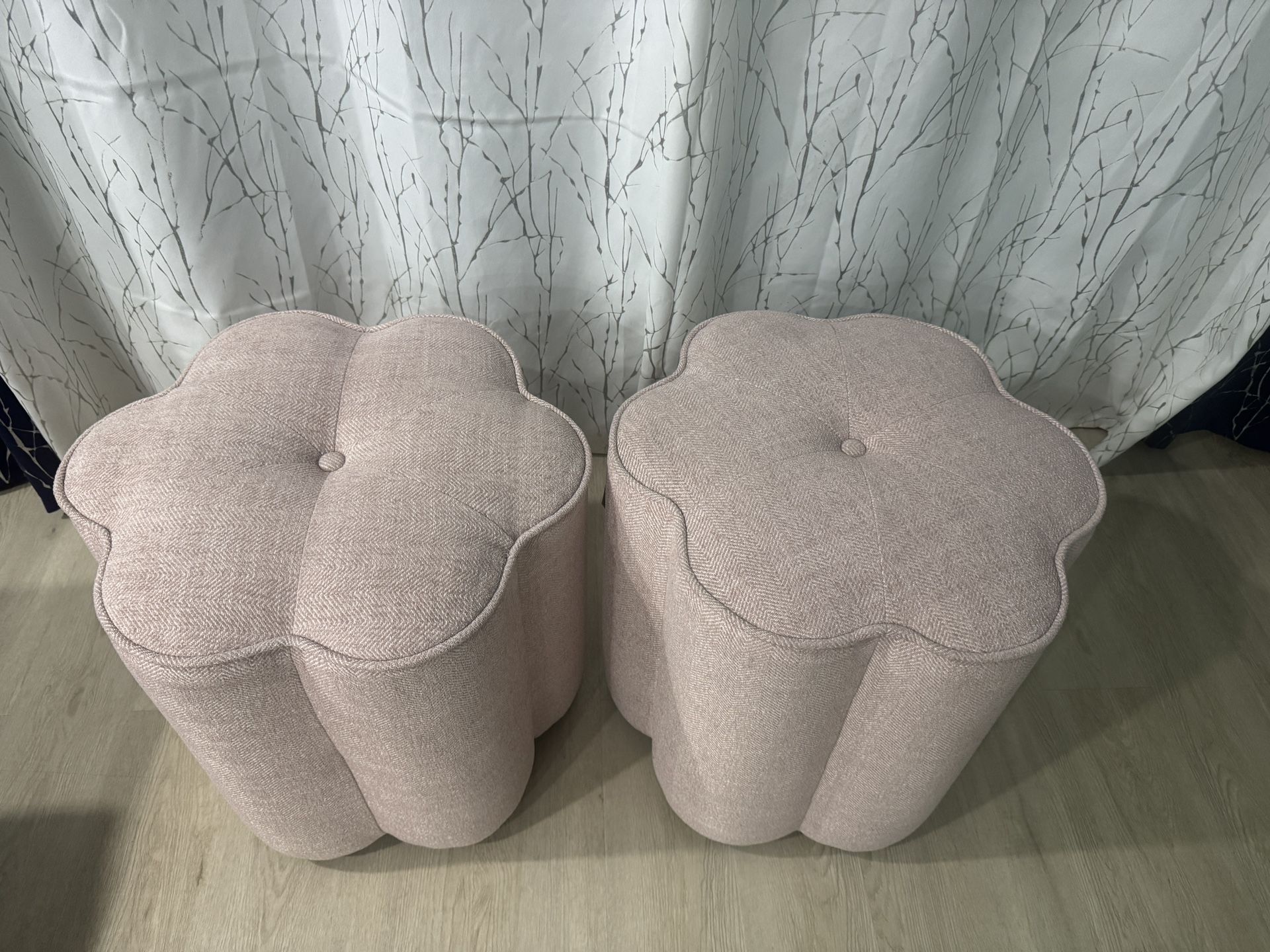 chair cloth round stool and small sofa mint condition. 