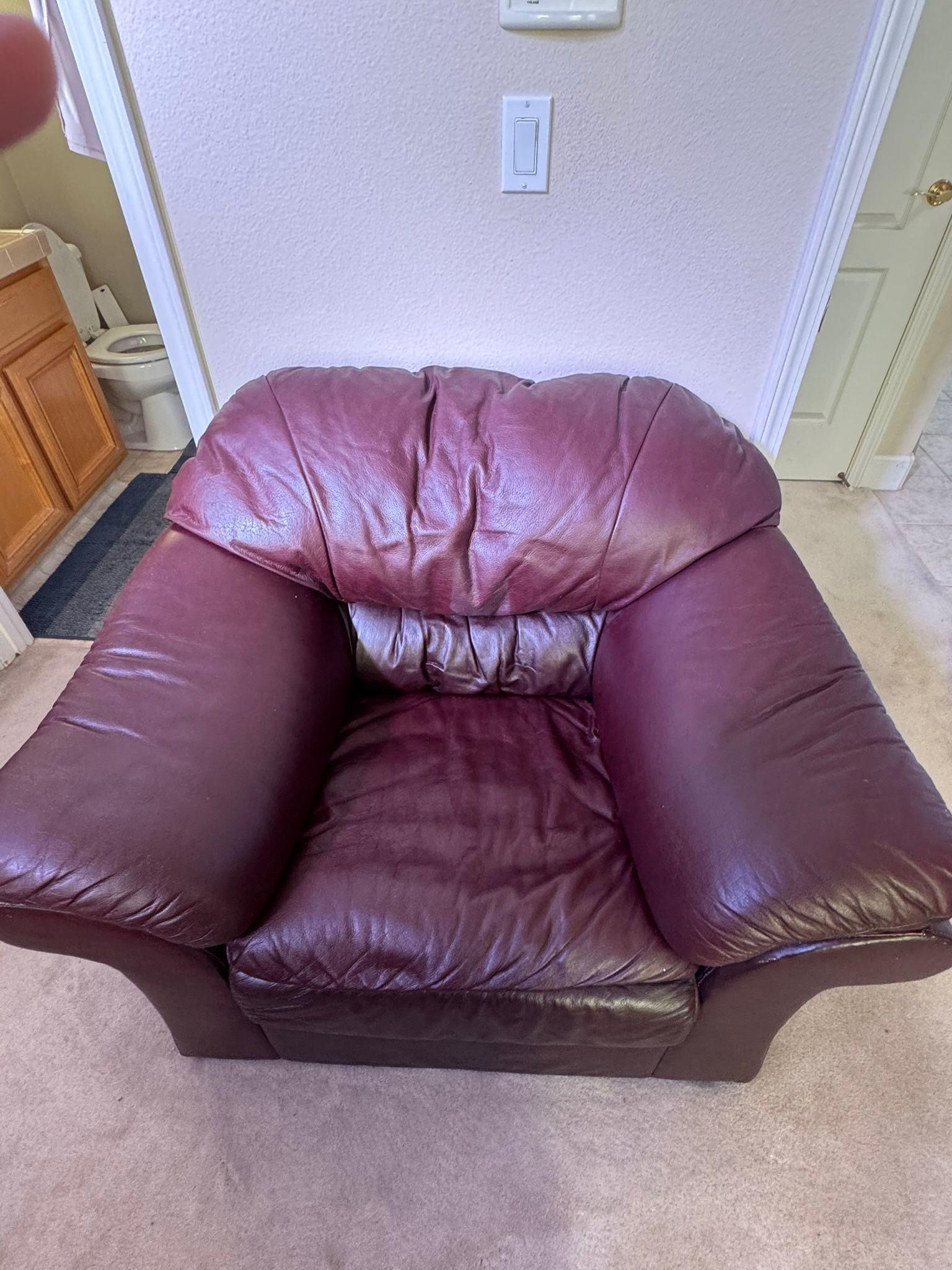 Leather Couch Set
