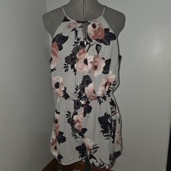 Floral junior's romper