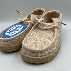 NEW Hey Dude Wendy Women’s 8 Espadrille Retro Palm Loafers NWT