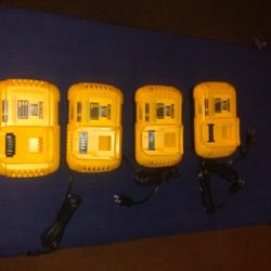 DeWalt Fast Chargers Charges Your Batteries Real Fast Built-in Intercoolers Each Charger $50