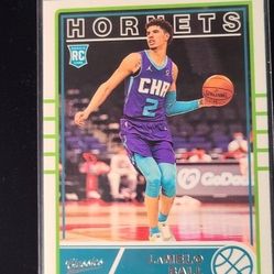LaMelo Ball Base Prizm Rookie And Instant Impact Card