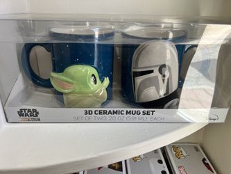 Mandalorian And Grogu Star Wars Coffee Mug Gift