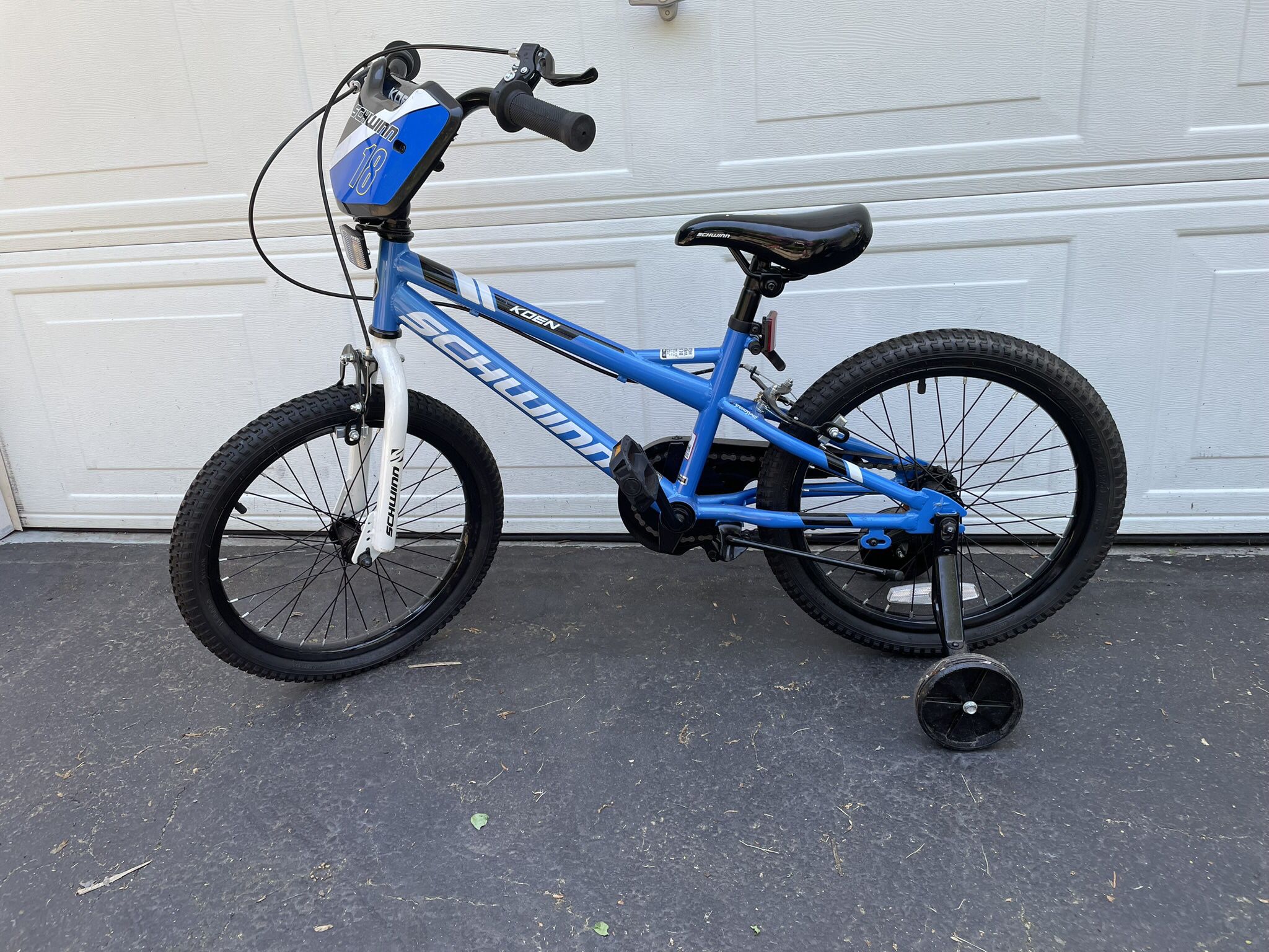 Schwinn Koen Kids Bike, 18” Wheels, w/training Wheels 