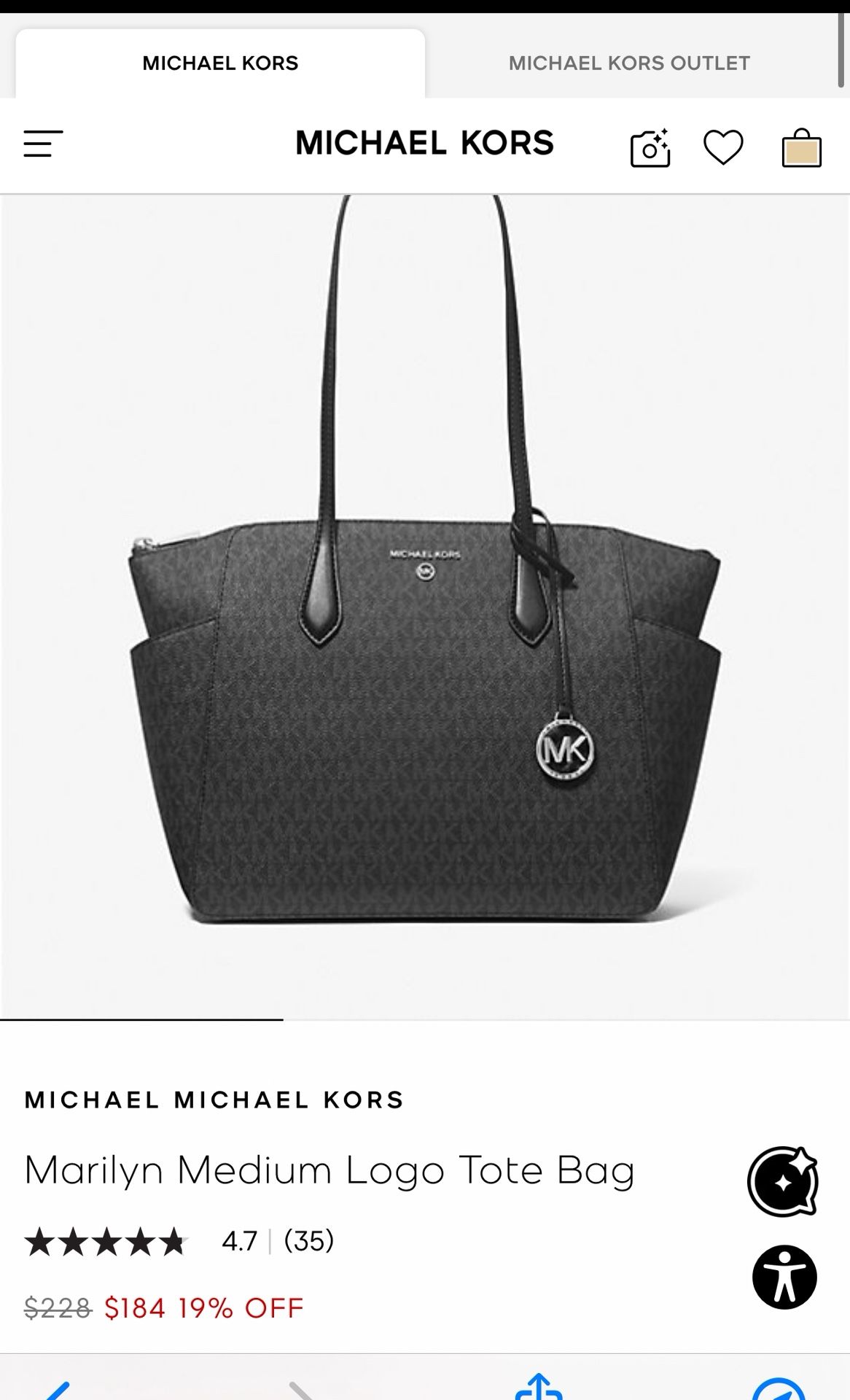 MK Tote Bag
