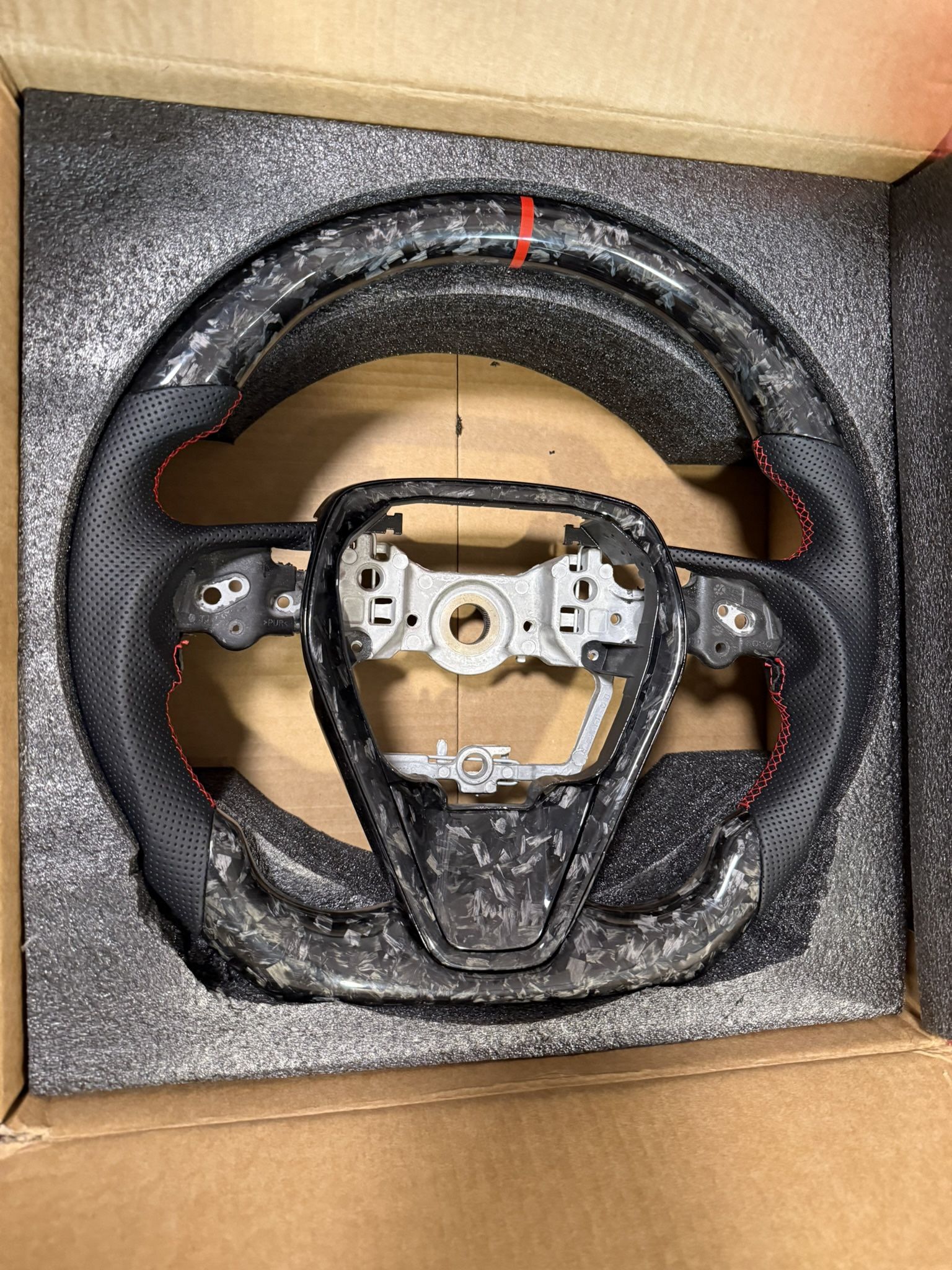 Carbon Fiber Steering Wheel For Toyota Camry 18-23