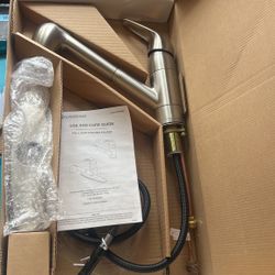 Glacier Bay Pull Out Kitchen Faucet Nickel Finish