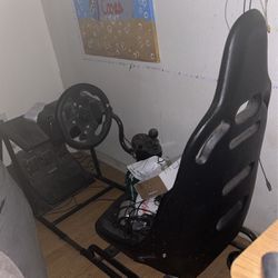 Xbox Driver Chair Everything There Shifter Gas Pedal Used Maybe A Handful Of Times 