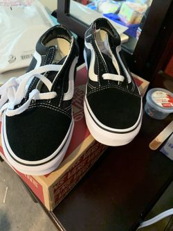 Black and white vans