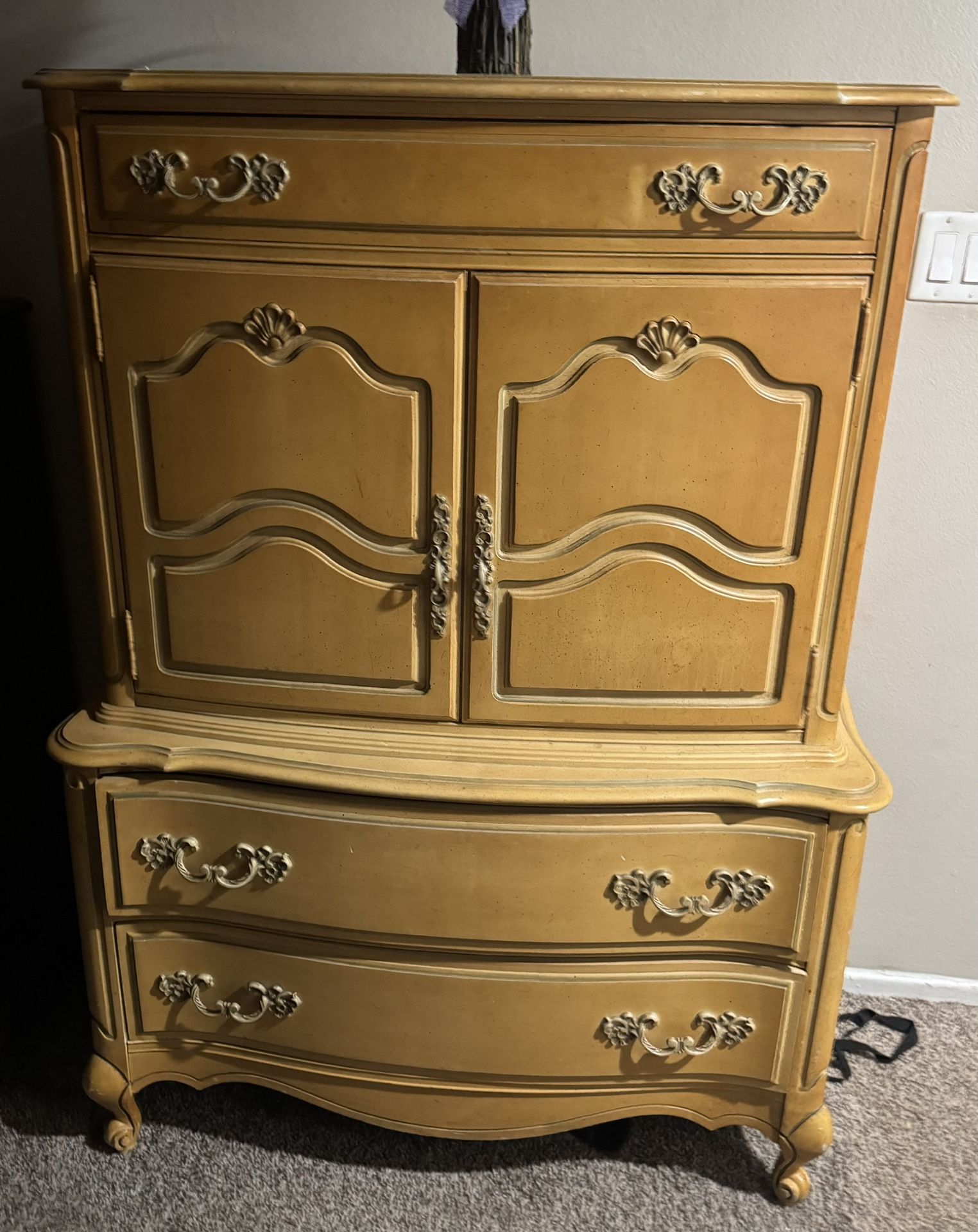 French Provincial Style Door Chest