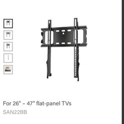Low Profile Wall Mount For 26 Inch To 47 Inch Flat Panel Tvs