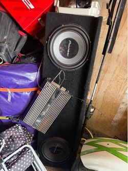 12” pioneer subwoofers
