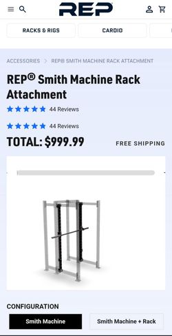 Rep Fitness Smith Machine attachment PR4000/5000