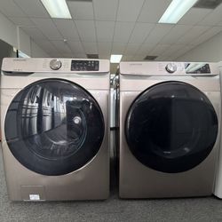 Washer And Dryer Front Load Champagne 