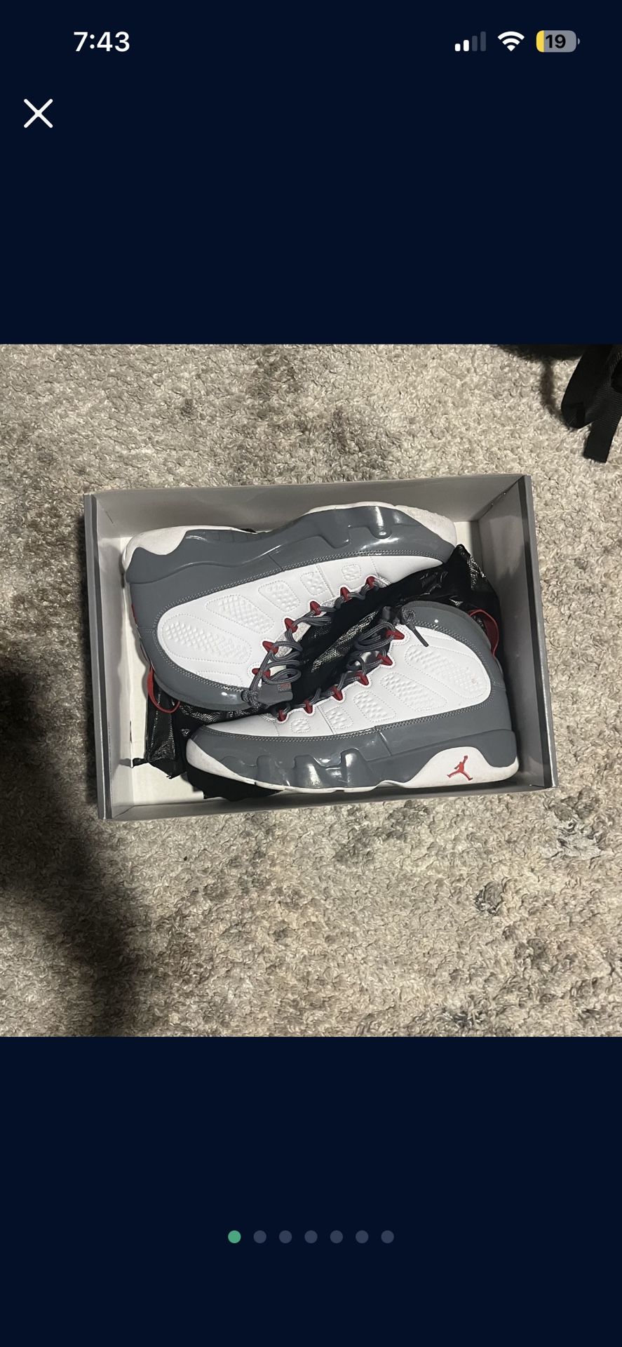 Air jordan 9s size 11 men