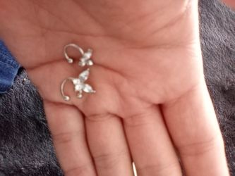 New Butterfly Ear Clips 