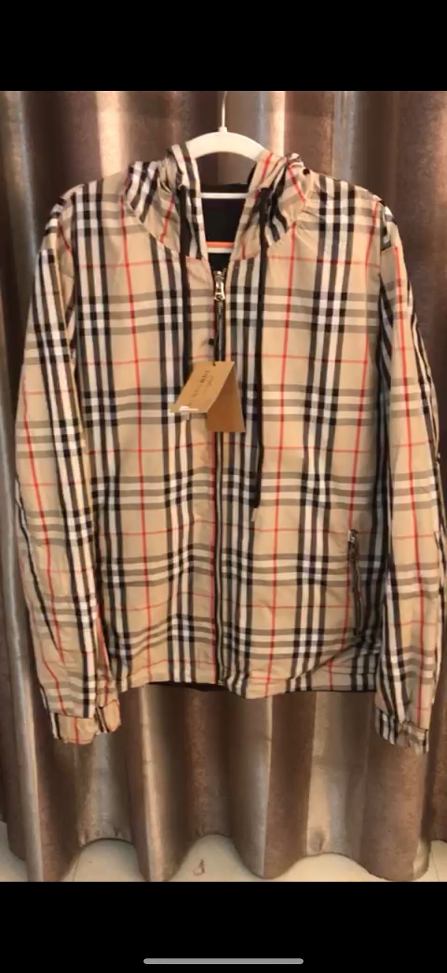 Reversible Burberry Windbreaker Jacket