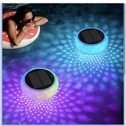 VICHTOP Solar Floating Pool Lights (2-Pack)
