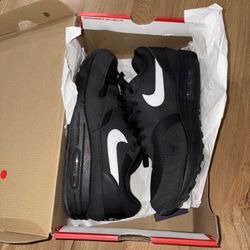 Nike Air Max 1 Black White Check Used 2x 