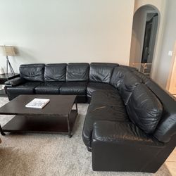 Custom Leather Couch 