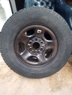 16 Tire Spare For Chevy Silverado 6lugs 