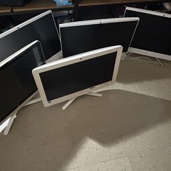 (6) HP ALL IN ONE DESKTOPS WITH KEYBOARDS / MOUSE $400
