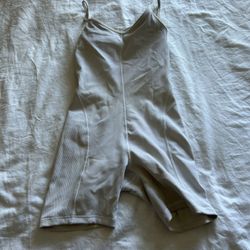 Lululemon Short White Bodysuit Size 4