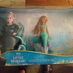 Ursula And Ariel Live Action Fashion Dolls