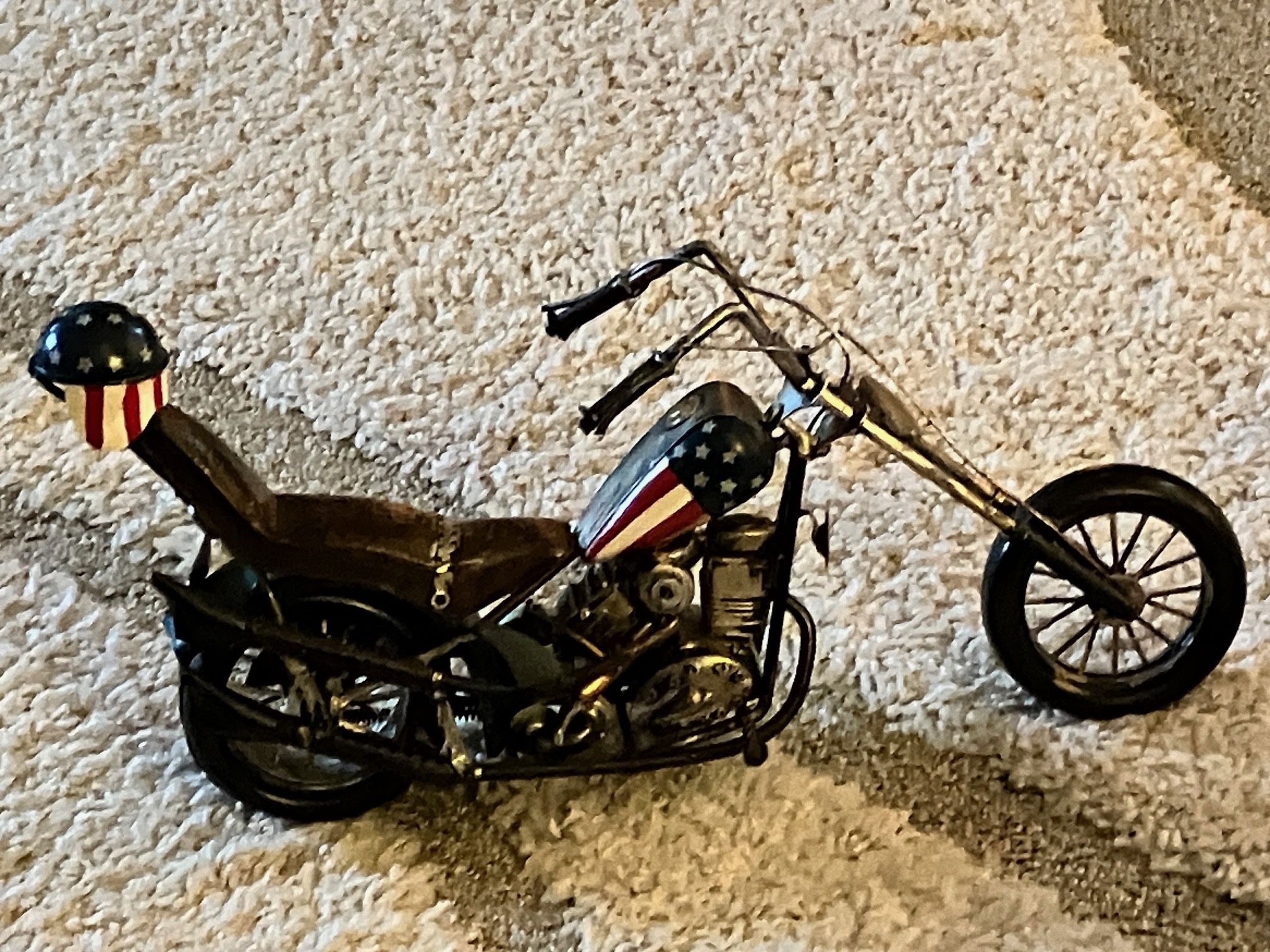 Harley-Davidson Type Metal Easy Rider 1969 Model Motorcycle Mini