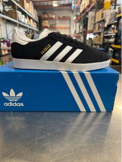 Adidas Gazelle in Black/White Mens Size 7.5 Women’s 8.5 Brand New In Box