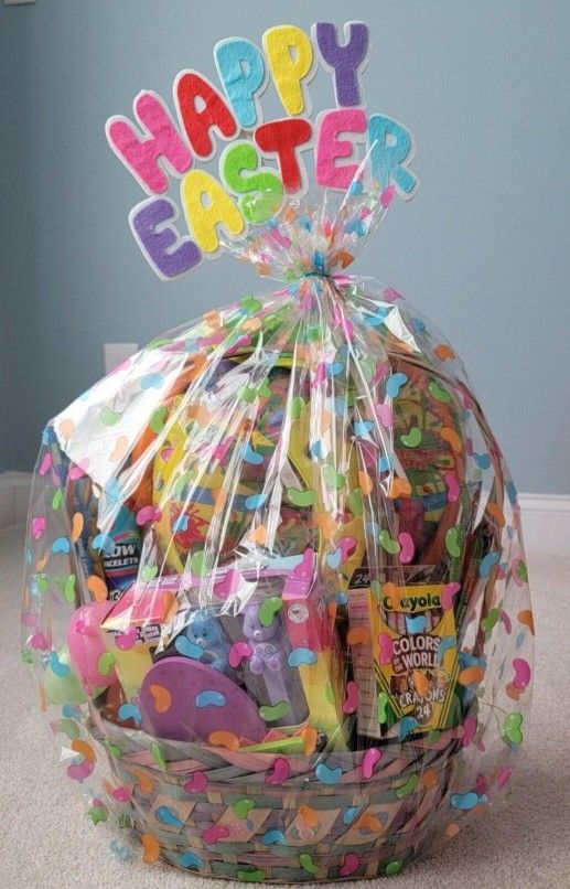 Xlarge Easter Basket Filled With Toys/Activities New