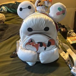 Baymax Ears And Loungefly Backpack