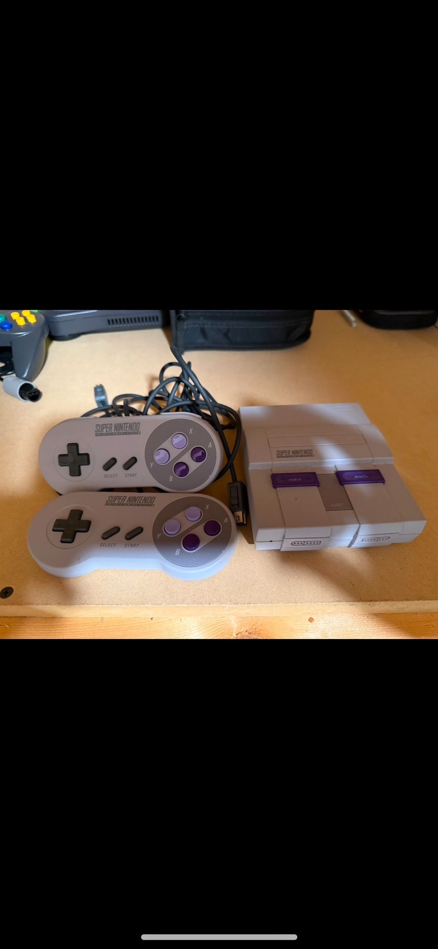 Super NES classic video game console