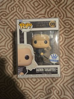 Funko Pop Daemon Targaryen with Dragon Egg #09 Funko Exclusive