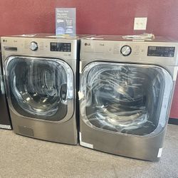 OverSized Open-Box Smart LG Washer And Dryer