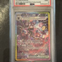 POKEMON SURGING SPARKS EN HYDREIGON EX SPECIAL ILLUSTRATION RARE #240 PSA 9