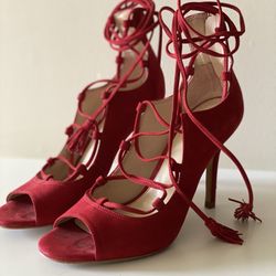 Vince Camuto Red High Heels Size 6