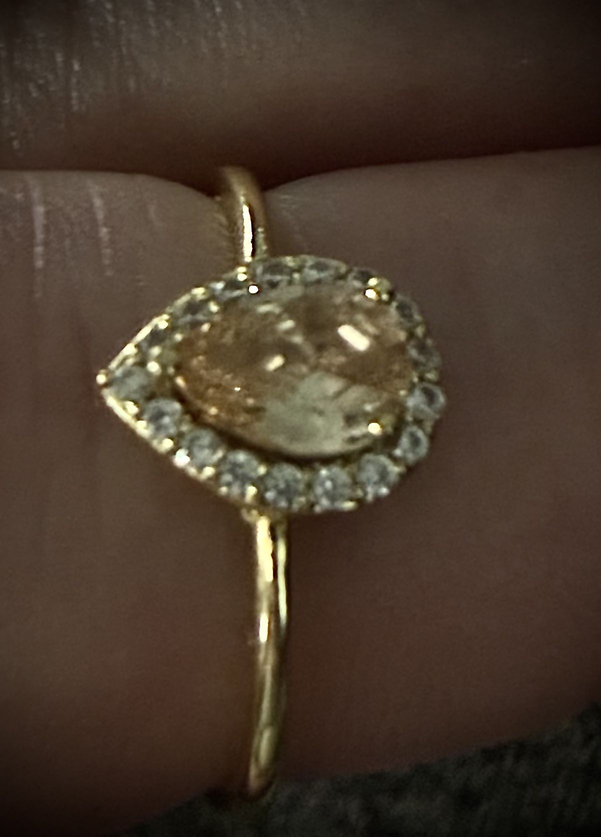 Pear Shape Ring