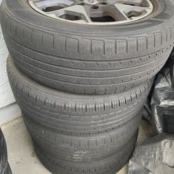 4 Tires With Suboru Rims 