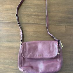 Burgundy Fossil Purse 