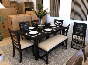 6-pc dining table set