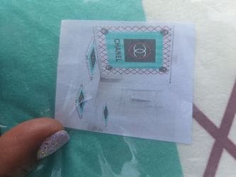 White mint green in black