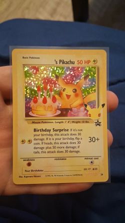 Pokemon Birthday pikachu
