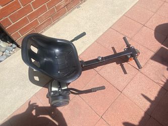 Hoverboard with go kart attatchment