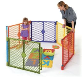 Toddleroo 6 Panel Freestanding Gate