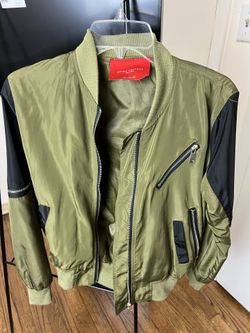 Akira Bomber Olive Green Jacket Small