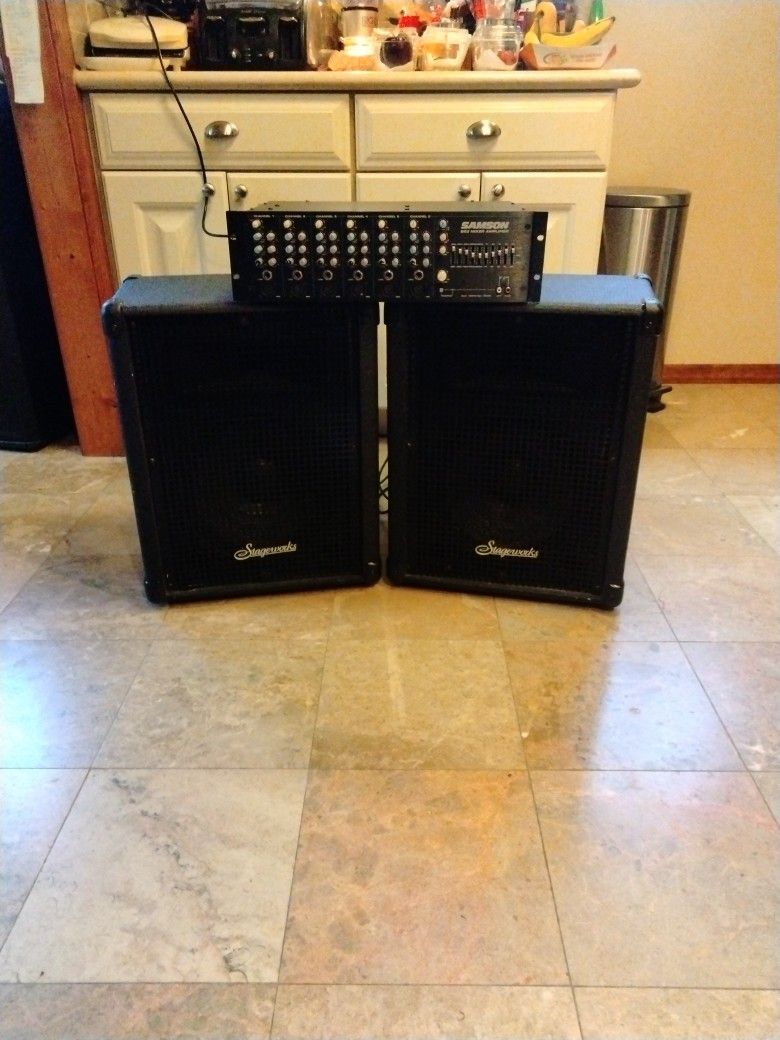 SAMSON 6 CHANNEL 210watts 4 Oms