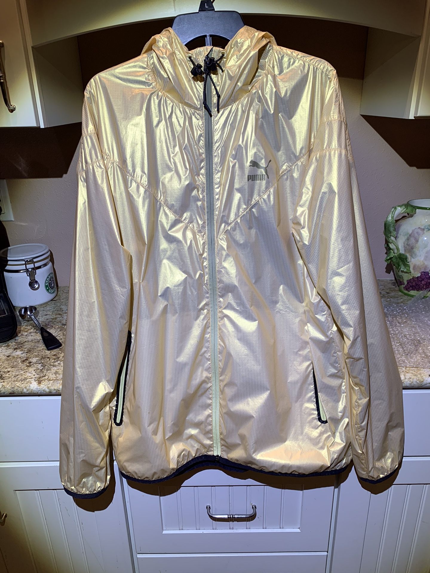 Gold Puma Windbreaker