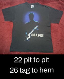 Eric Clapton 1994 Evening Of Nothing But The Blues Size LARGE Tour T-shirt