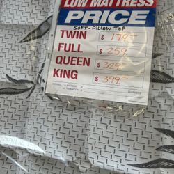 Queen Size Mattress Bamboo Fabric Double Pillow Top 12 Years Warranty 